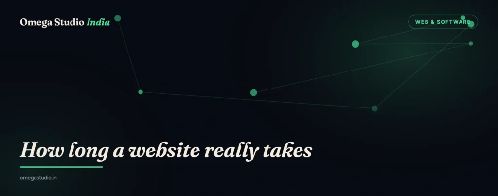 Web & Software — Omega Studio India