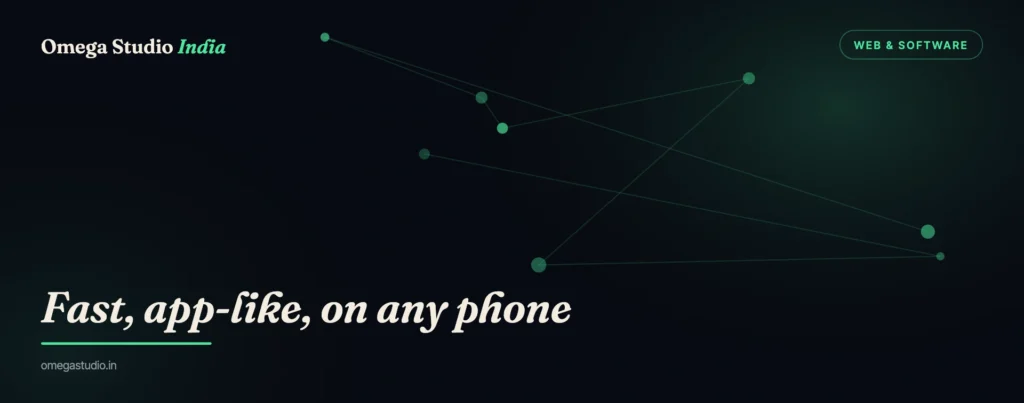 Web & Software — Omega Studio India