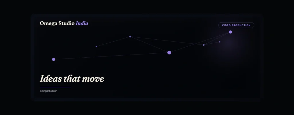 Motion graphics and animated explainers for brands by Omega Studio India