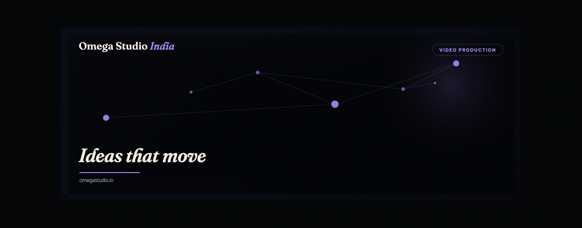 Motion graphics and animated explainers for brands by Omega Studio India