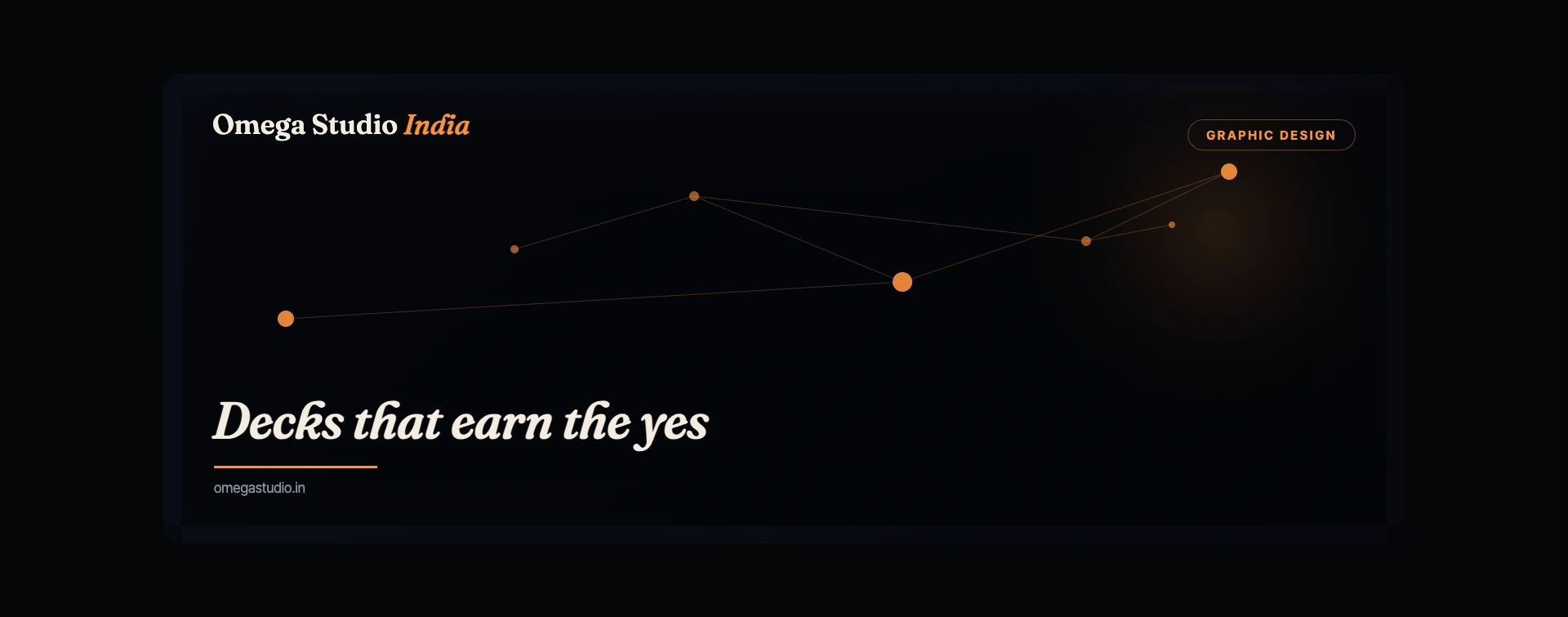 Pitch deck and presentation design for startups and businesses by Omega Studio India